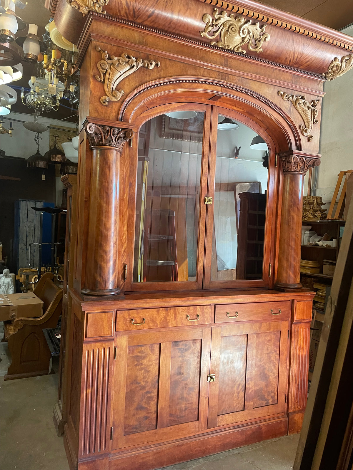 Monumental Brunswick liquor and Tobacco cabinet