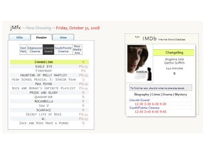 Daily online movie schedule
