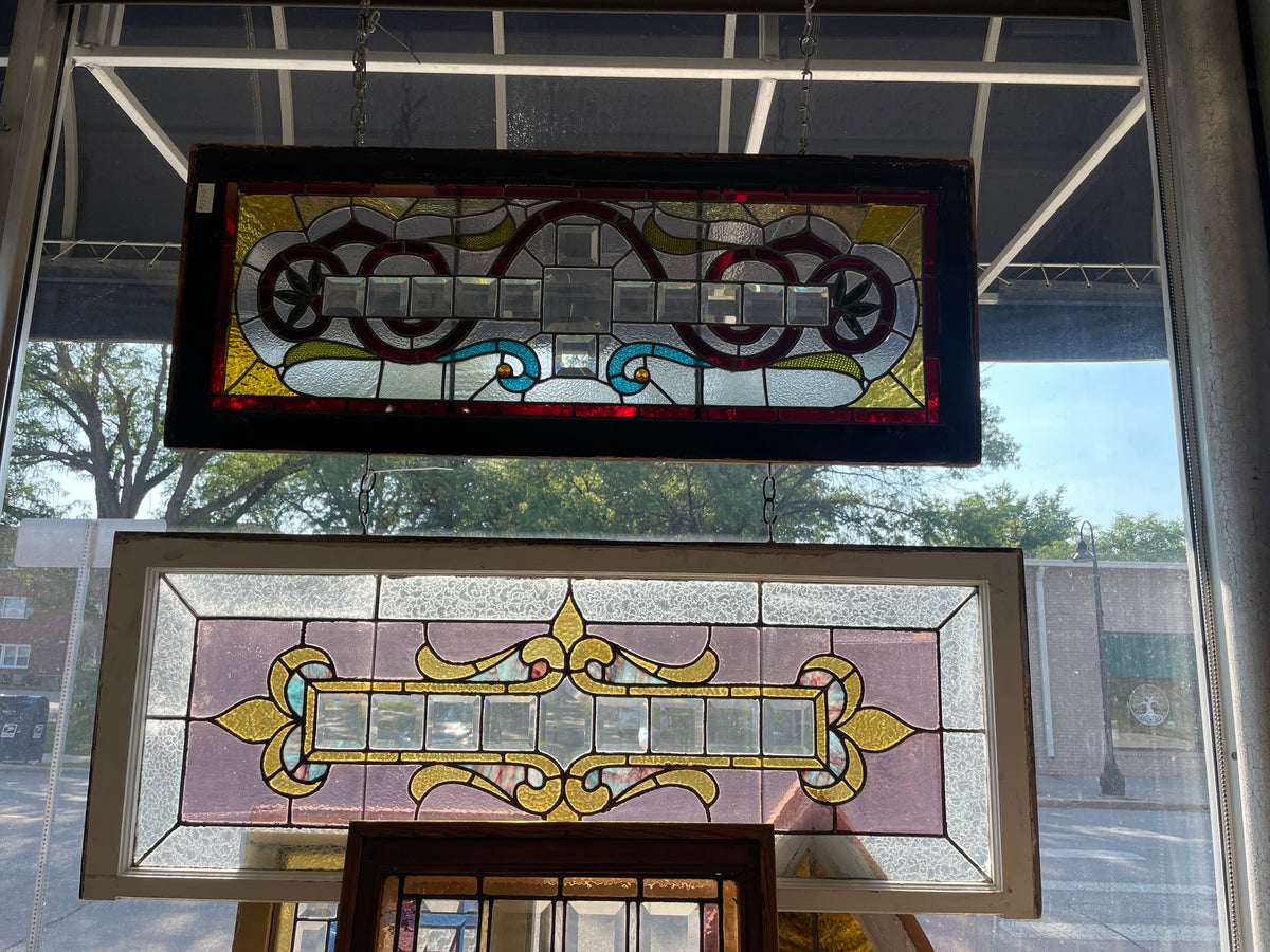 Beveled leaded windows